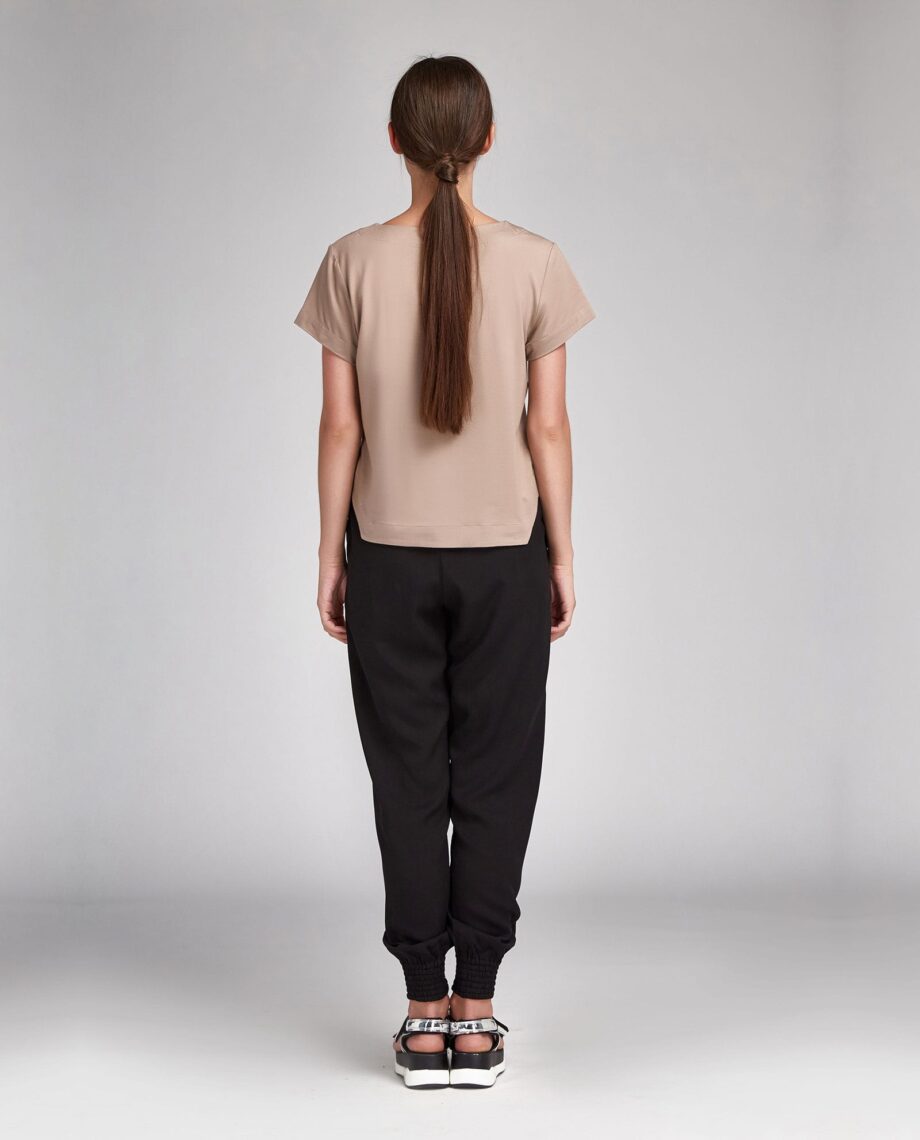 Neutral Silk Blouse